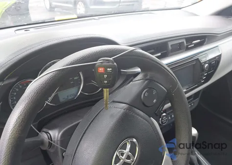 2016 Toyota Corolla Le из США, поврежденный, VIN 2T1BURHE7GC527003